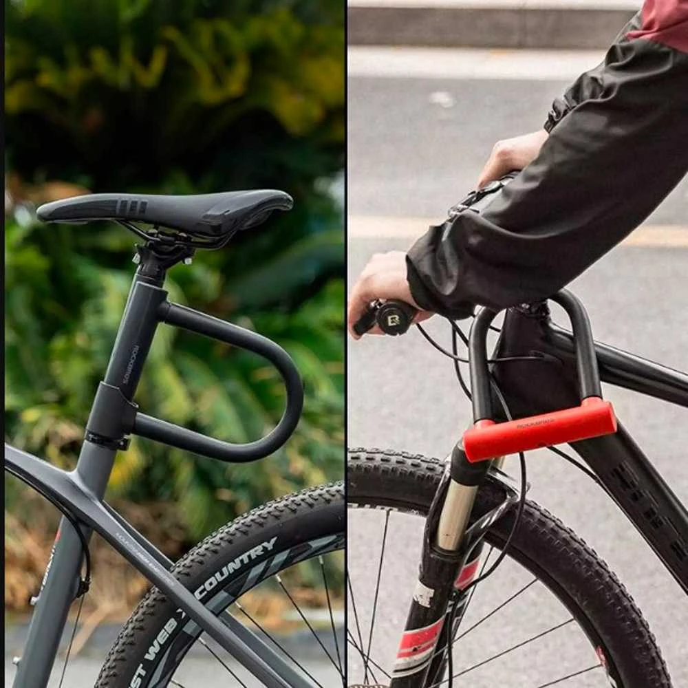 Zapięcie rowerowe Rockbros RKS610-BK U-lock - juoda