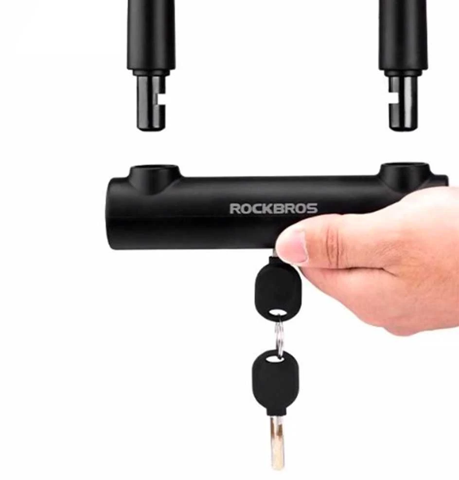 Zapięcie rowerowe Rockbros RKS610-BK U-lock - juoda