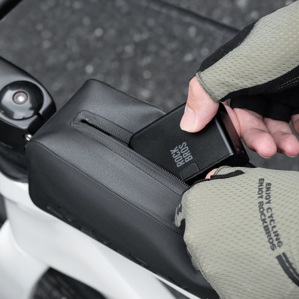 Rockbros ROAD TO SKY AS-142 Atsparus vandeniui Frame Bag 1L - Juodas
