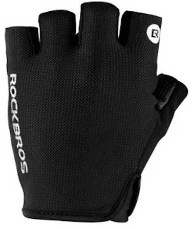 Rockbros S106BK dviratininko pirštinės, dydis L – juodos spalvos