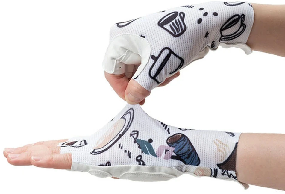 Rockbros S389 Women's Short Shock Absorbing Cycling Gloves L - Baltas