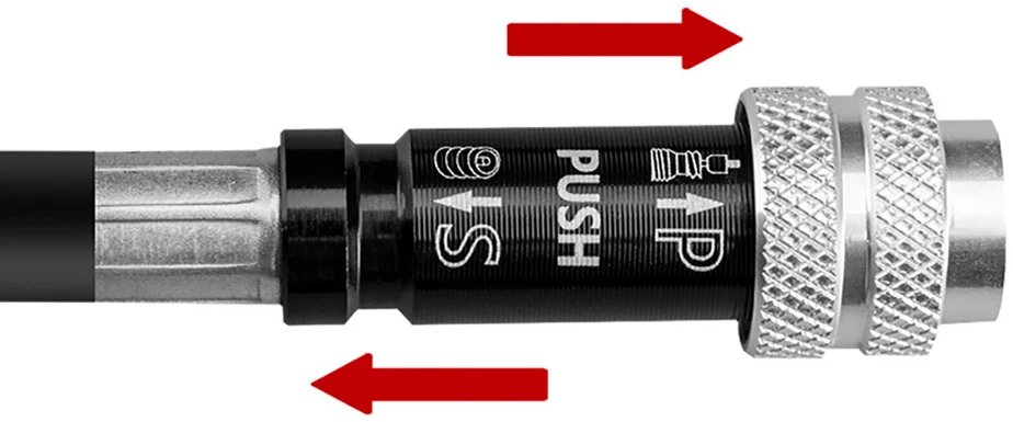 Rockbros SMART-B 150 PSI Mini Bicycle Pump for Presta and Schrader Valves - Juodas