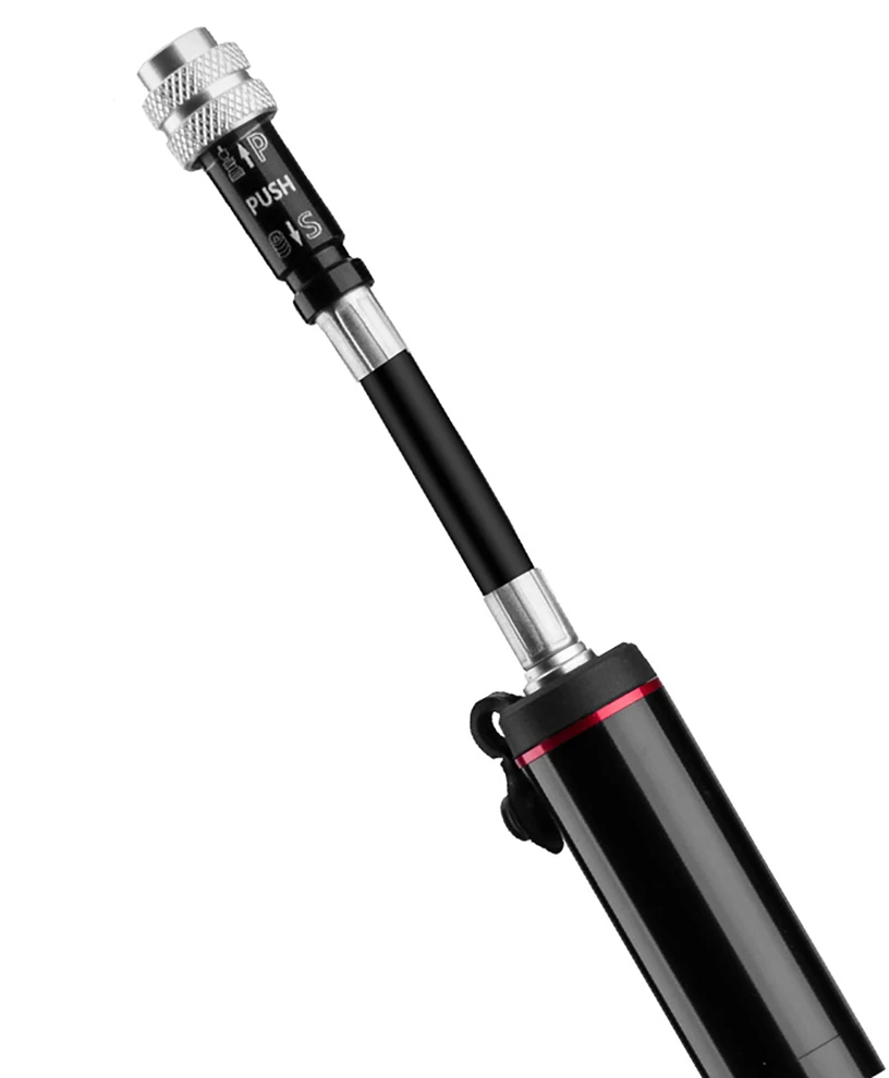 Rockbros SMART-B 150 PSI Mini Bicycle Pump for Presta and Schrader Valves - Juodas