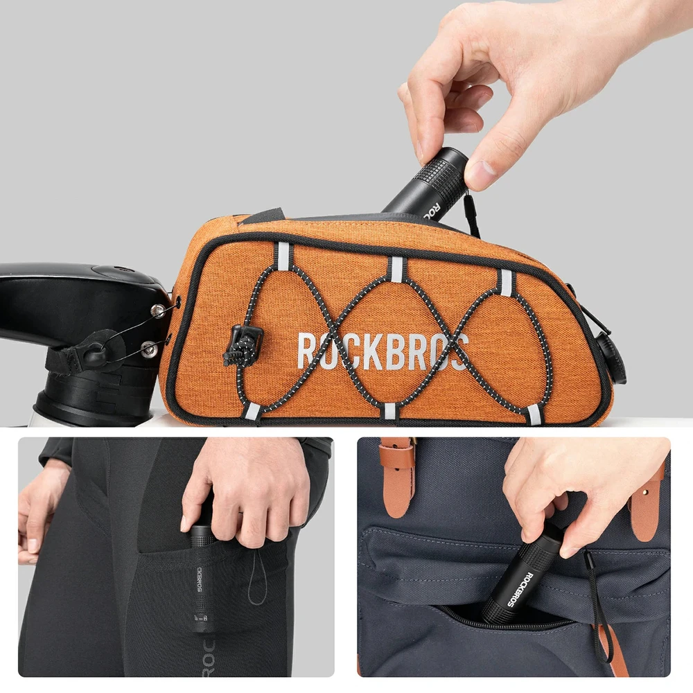 Rockbros TG-8601 dviračio daugiafunkcis įrankis S2 cilindrinis korpusas - Juodas