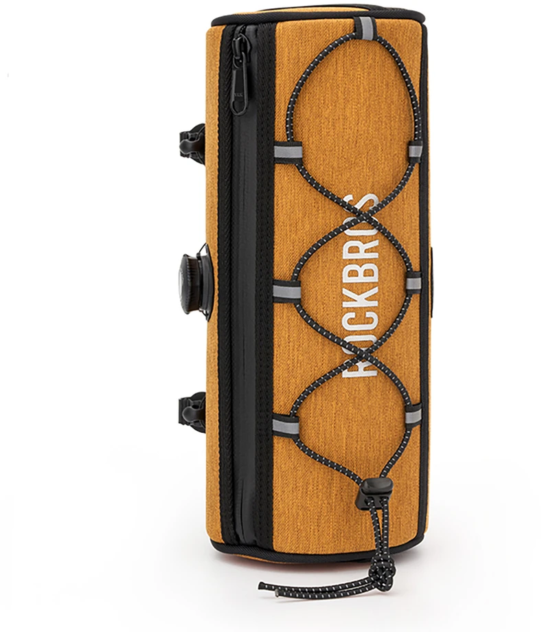 Rockbros TL002 ROAD TO SKY 1.5L Handlebar Bike Bag Atsparus vandeniui - Oranžinis