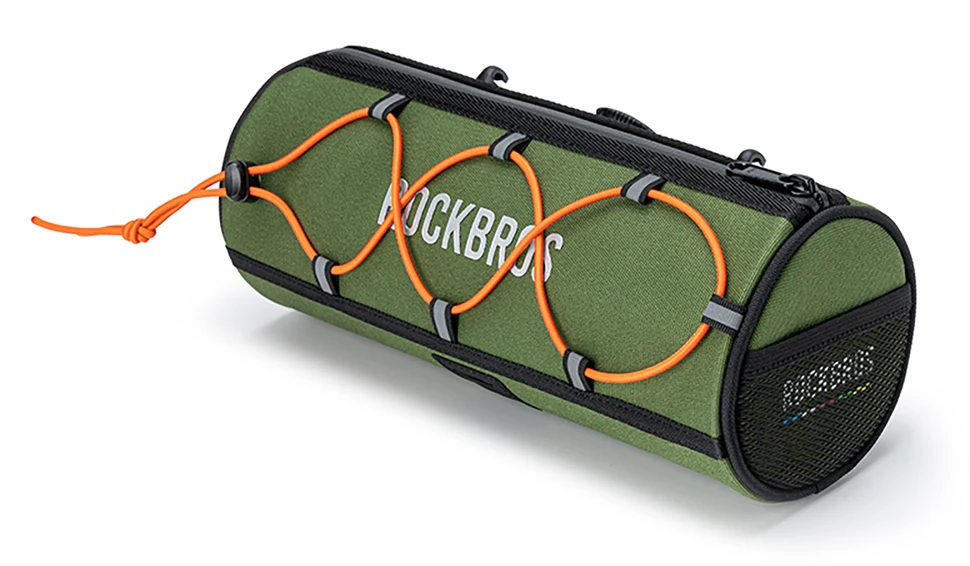 Rockbros TL002 ROAD TO SKY 1.5L Handlebar Bike Bag Atsparus vandeniui - Žalias
