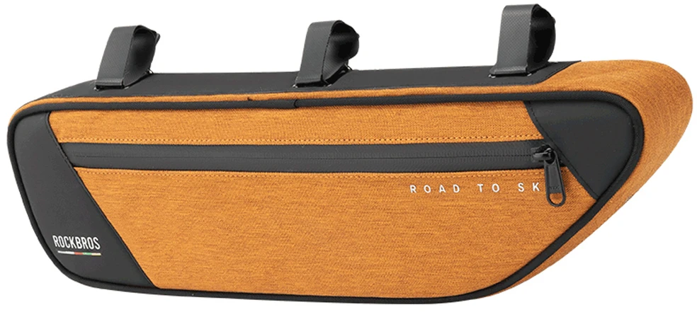 Rockbros TL003 ROAD TO SKY 2L Frame Bag Atsparus vandeniui - Oranžinis