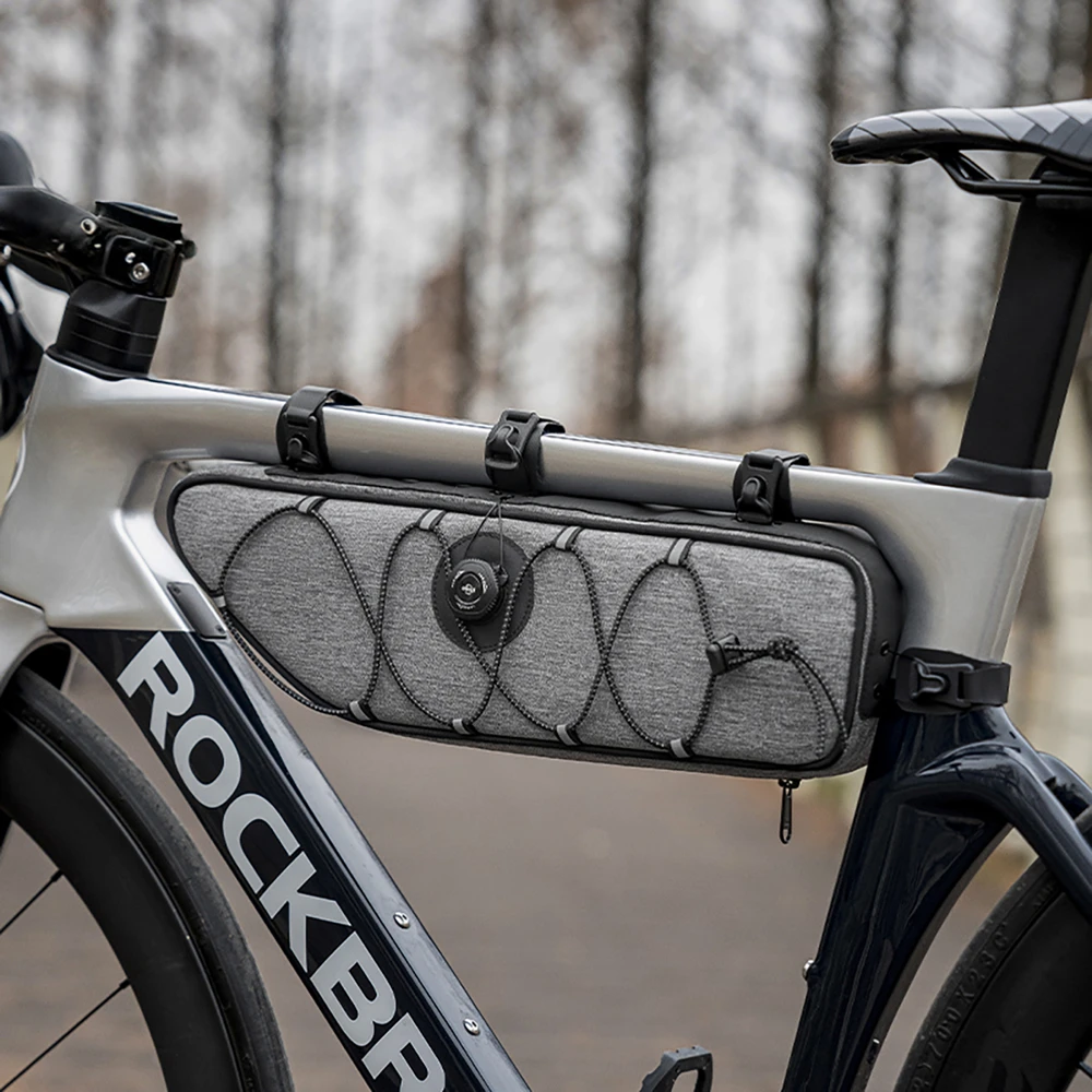 Rockbros TL003 ROAD TO SKY 2L Frame Bag Atsparus vandeniui - Gray