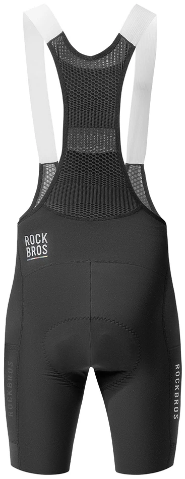 Rockbros TLDK001-1 ROAD TO SKY vyriški dviratininko šortai su apsauga, L dydis - Juodas