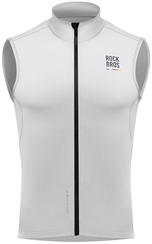Rockbros TLMJ002 ROAD TO SKY pašiltinta vėjui nelaidi liemenė S - baltas