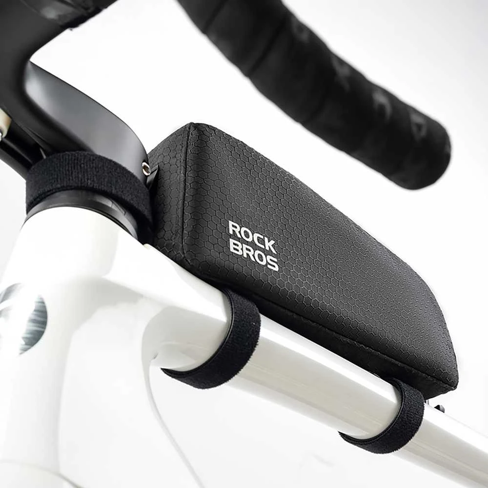 Rockbros Krepšys rowerowa na ramę na rurę górną 0,9l – juoda