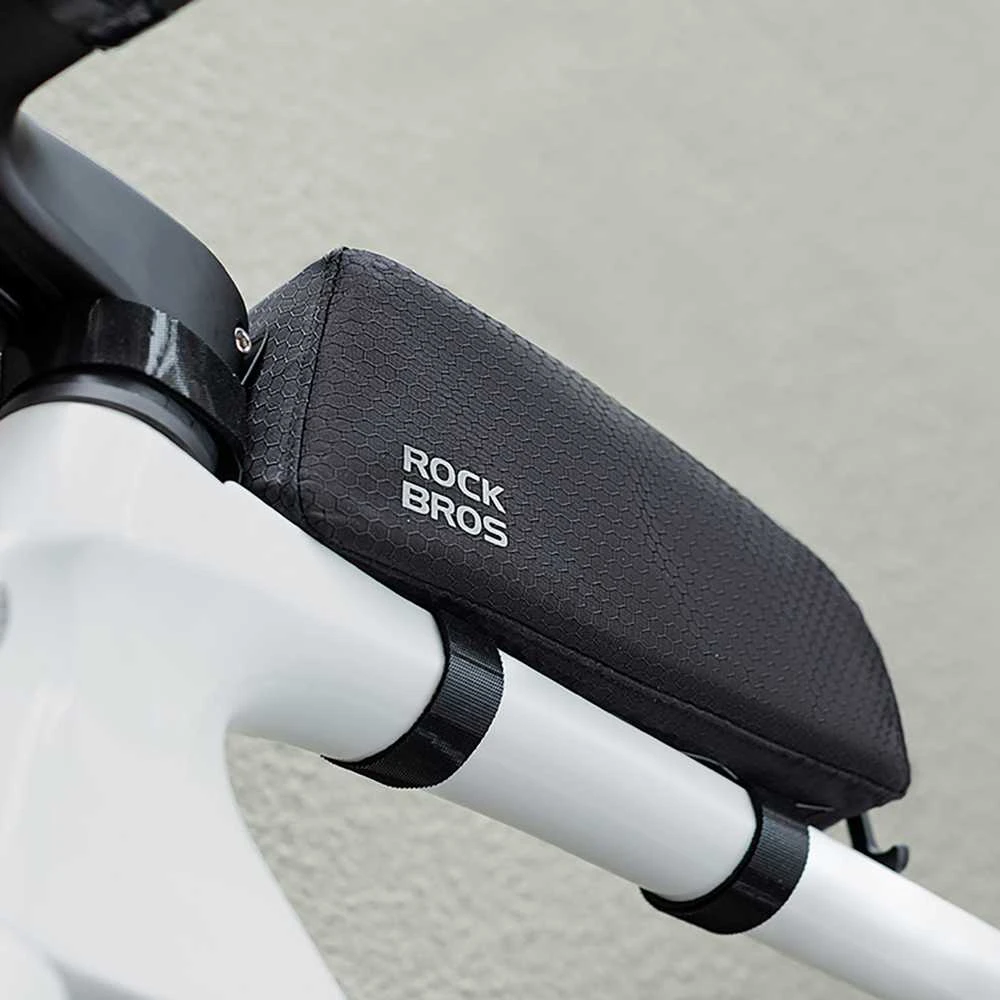 Rockbros Krepšys rowerowa na ramę na rurę górną 0,9l – juoda