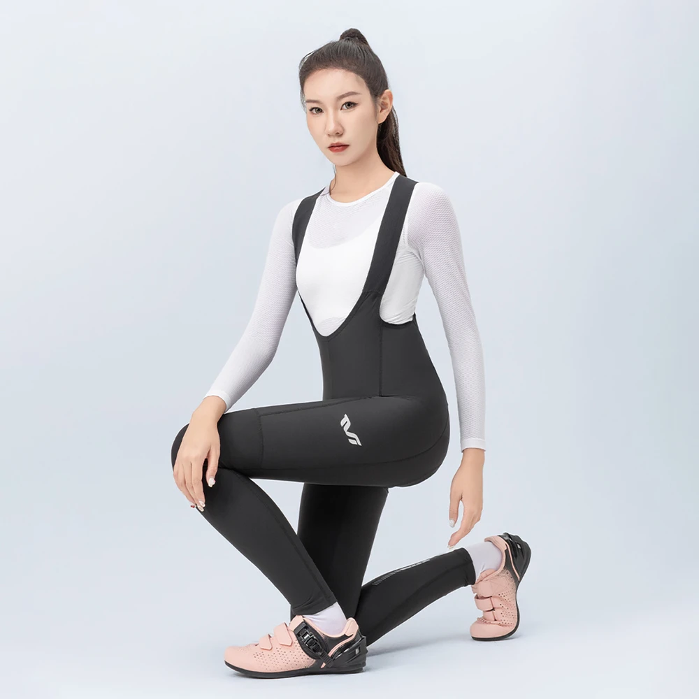 Rockbros YDCK005 TVI Women's Cycling Bib Shorts with Pad Size S - Juodas