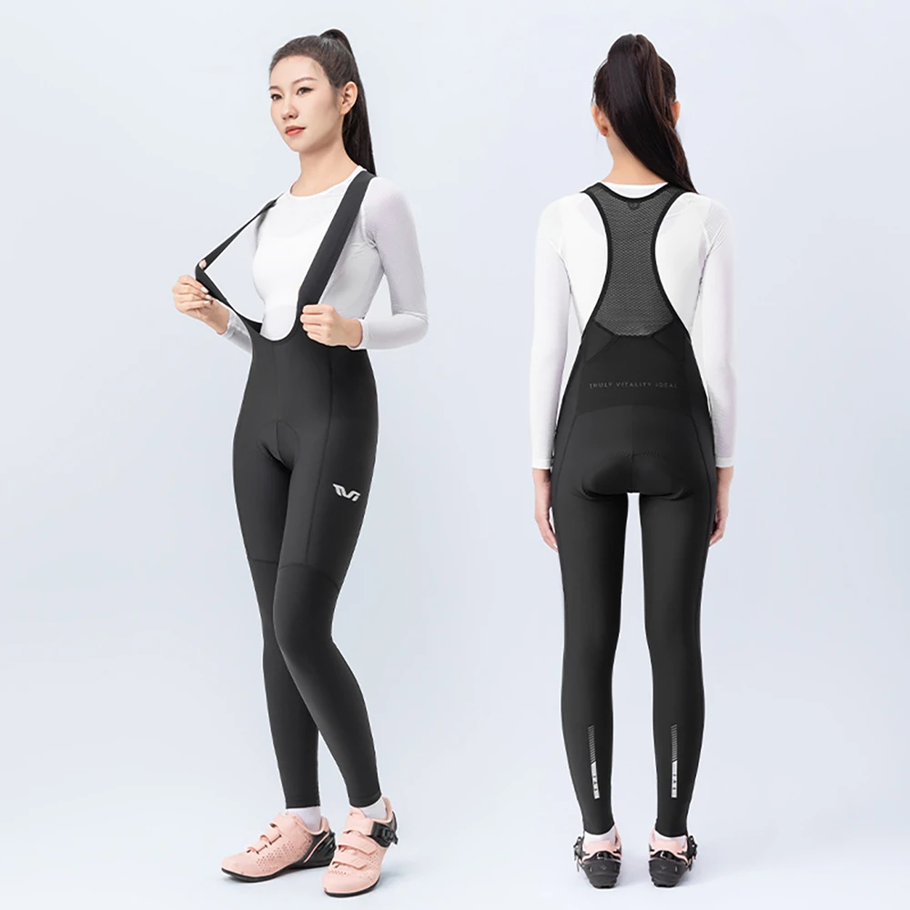 Rockbros YDCK005 TVI Women's Cycling Bib Shorts with Pad Size S - Juodas