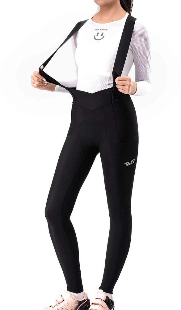 Rockbros YDCK006 TVI Women's Cycling Bib Shorts with Pad M - Juodas