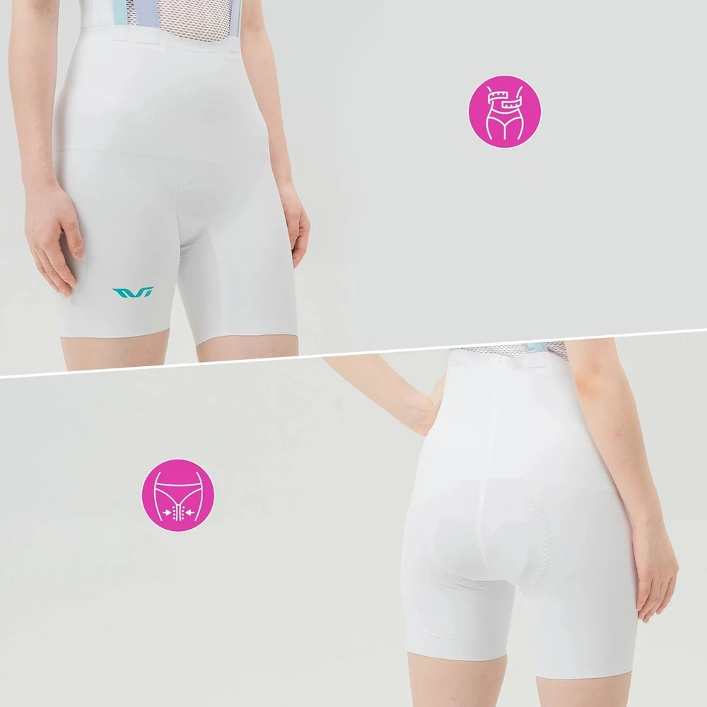 Rockbros YDDK017-1 TVI Women's Cycling Shorts with Bib and Pad Size L - Baltas