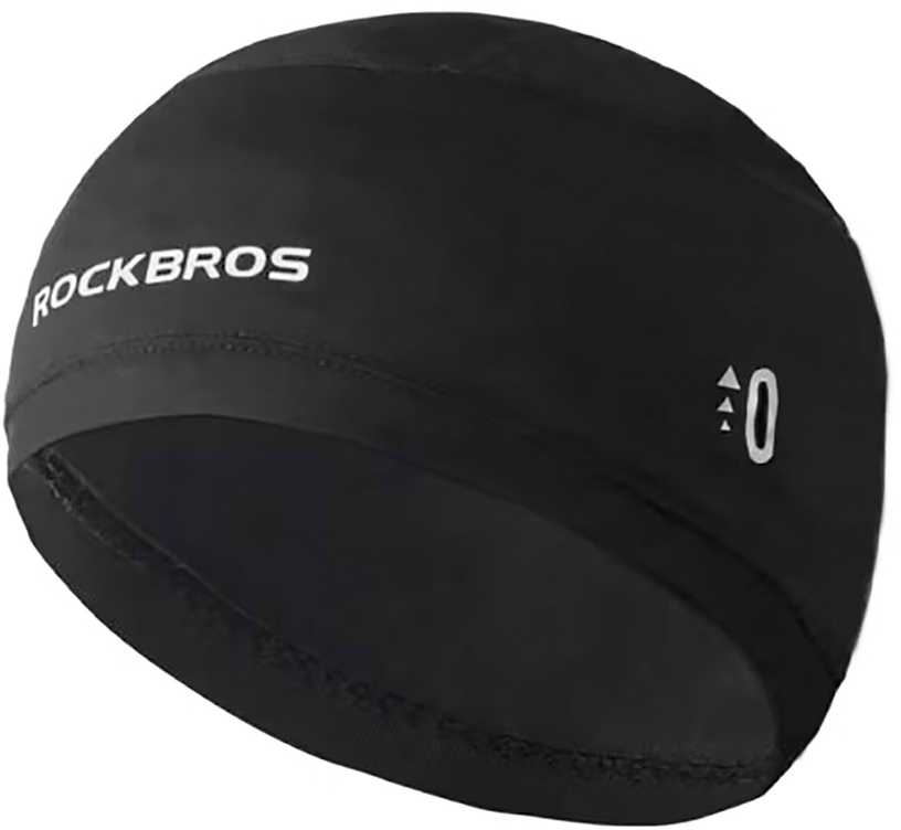 Kepurė Rockbros YPP037 dviratininko kepuraitė su išpjovomis akiniams – juodas