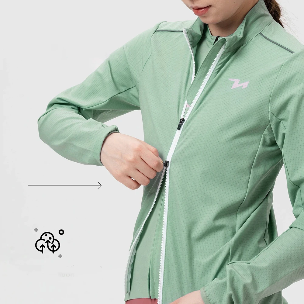 Rockbros YPW069 TVI M Women's Cycling Jacket - Žalias