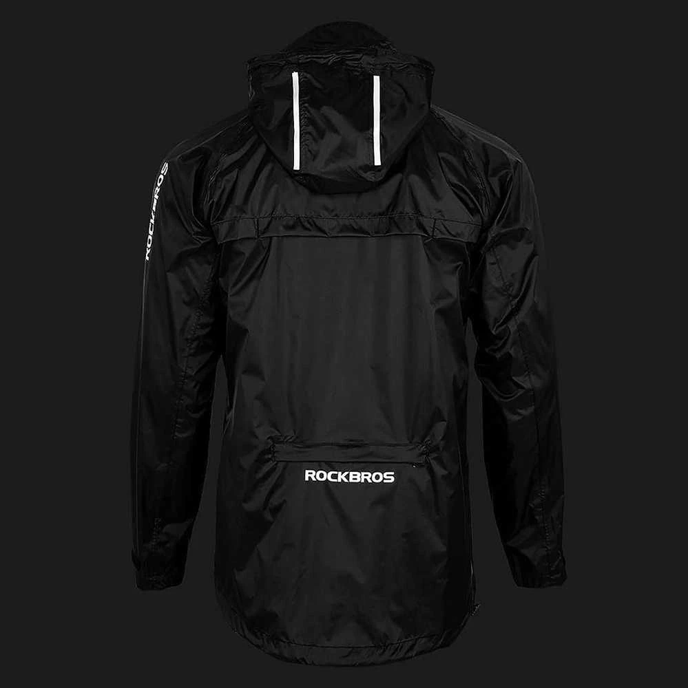 Rockbros YPY013BK3XL Striukė nuo lietaus, kvėpuojanti, atspari vėjui XXXL - juoda