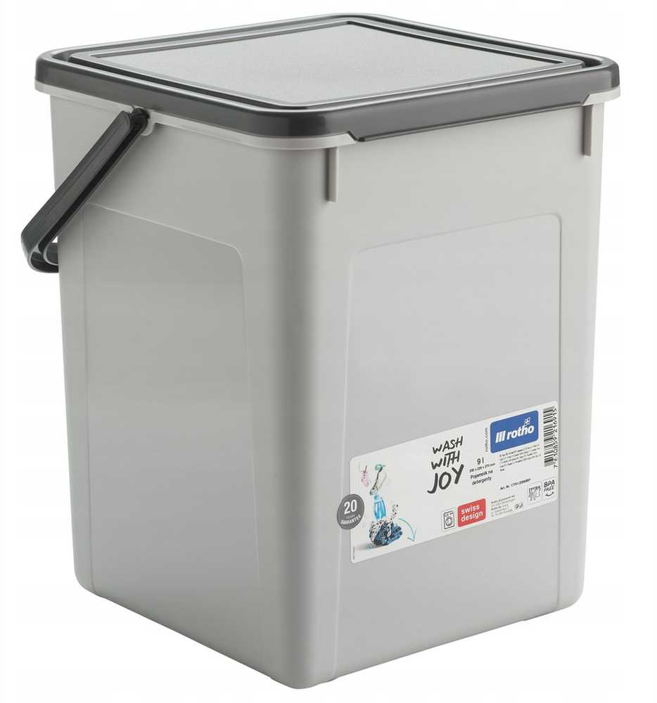 Ploviklio Indas - ROTHO Basic 9L Pilkas