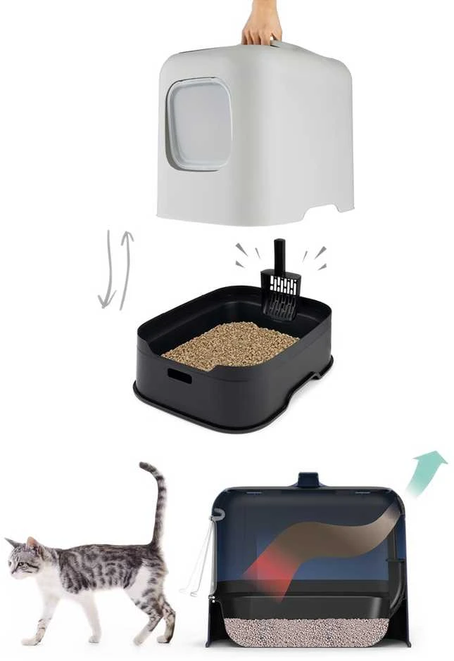 rotho Kačių Kraiko Dėžė - Rottho Biala Cappuccino