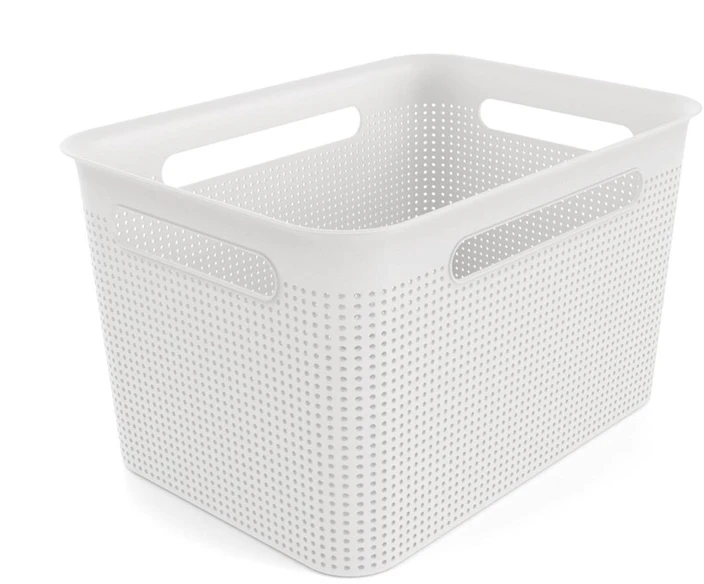 Daiktadėžė ROTHO BRISEN, 16 l, balta, 36×26,2×21,1 cm