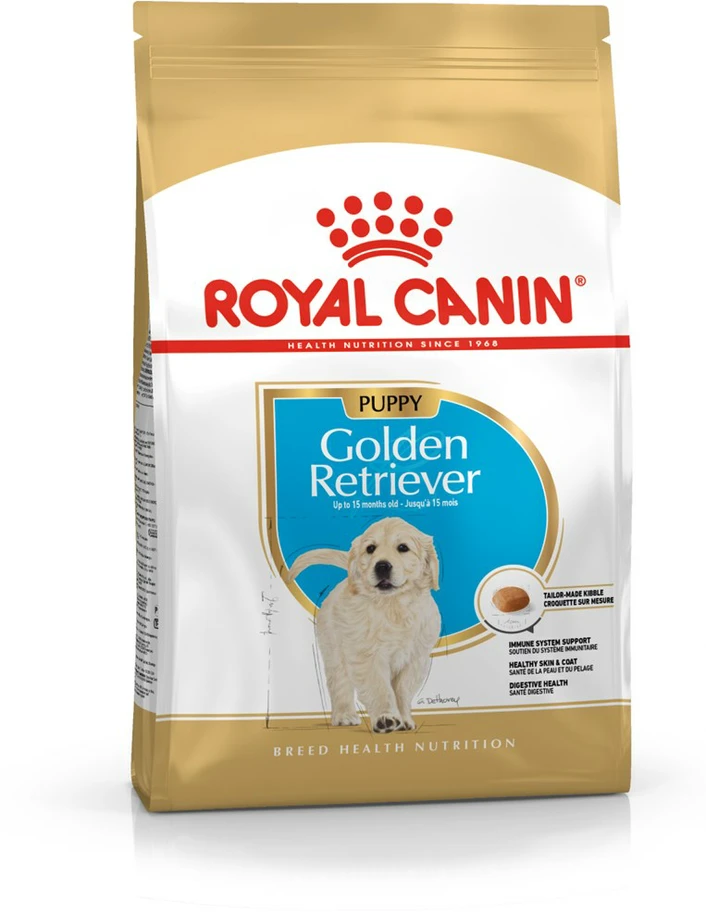 Royal Canin Golden Retriever Puppy sausas maistas auksaspalvių retriverių veislės šuniukams, 12 kg