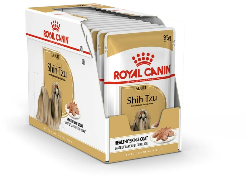 ROYAL CANIN BHN Shih Tzu Adult pašteto pavidalu - šlapias ėdalas suaugusiems šunims - 12 x 85 g