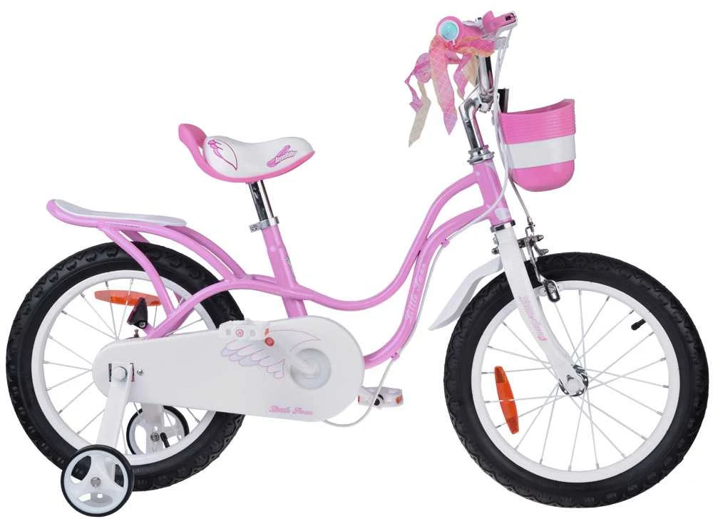 RoyalBaby Bicycle 16" Little Swan retro vaikiški krepšelio šoniniai ratai RB16-18