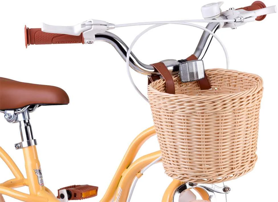 RoyalBaby Bicycle 16" Little Swan retro vaikiški krepšelio šoniniai ratai RB16-18