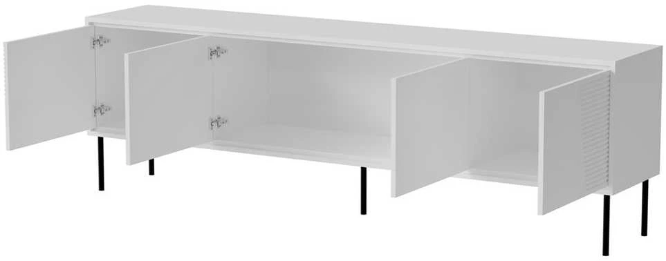 Laikiklis Cama Meble TV Spintelė - ABI 200x38x62 Balta Matinė