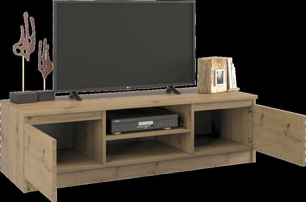 Top E Shop Televizoriaus Stovas - Topeshop RTV120 Artisan, Pilkas
