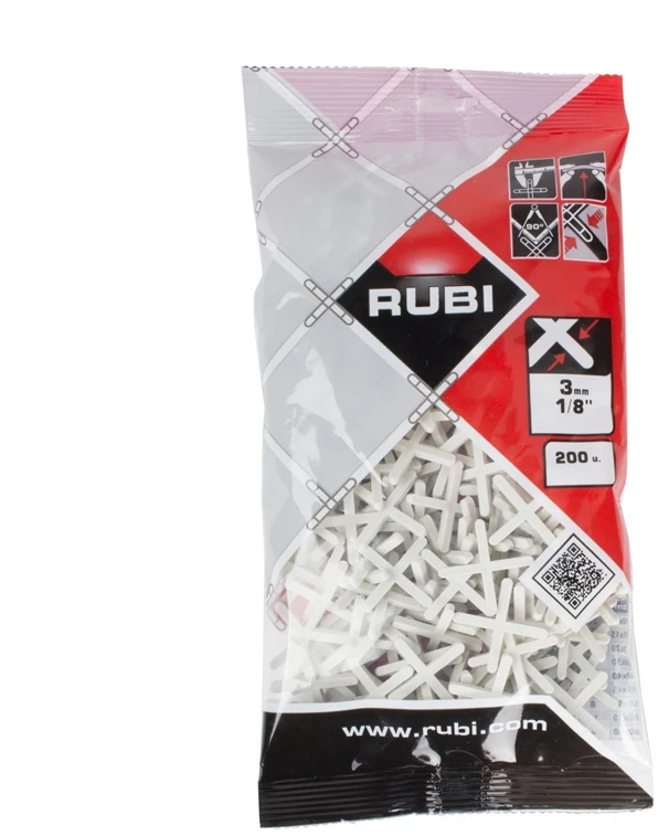 Kryželiai Rubi, 3 mm, 200 vnt