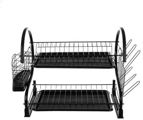 Bestway Ruhhy Dviejų lygių indų džiovykla 24634 - juoda, patvari, moderni konstrukcija