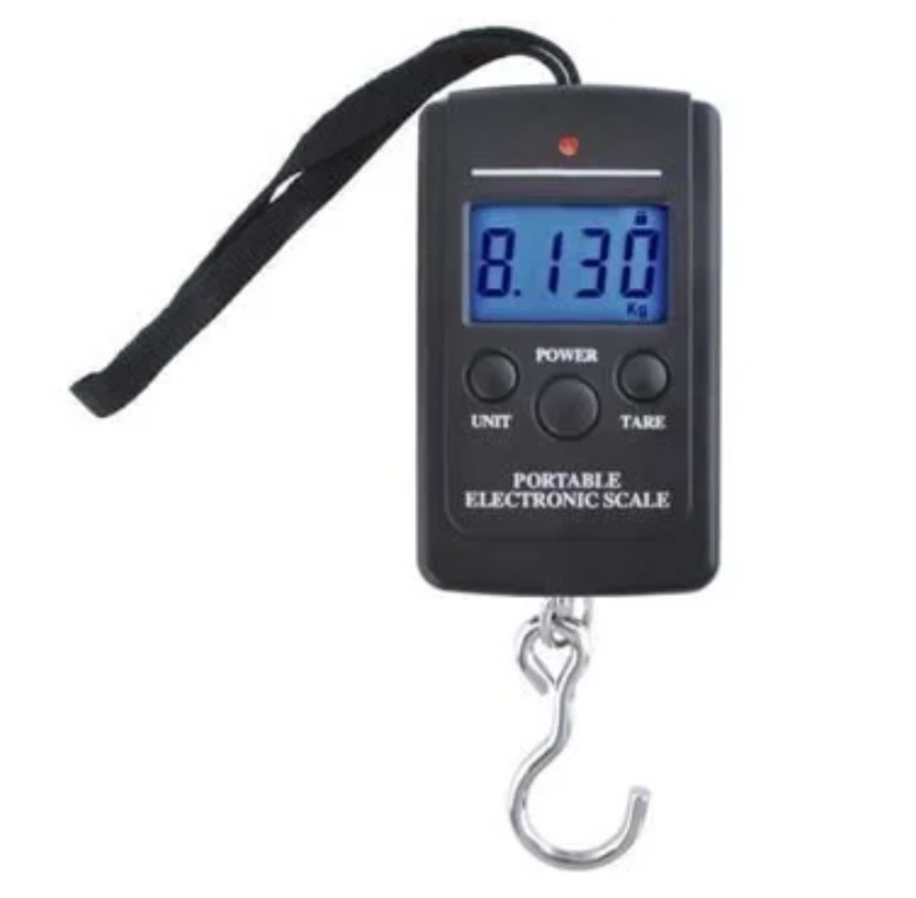 Virtuvinės svarstyklės Ruhhy LED bagažo svarstyklės - 40kg