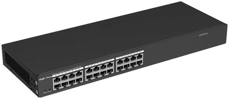 Šakotuvas „Ruijie Networks RG-ES224GC-V2“ tinklo komutatorius su valdomu gigabito eternetu (10/100/1000) Juodas