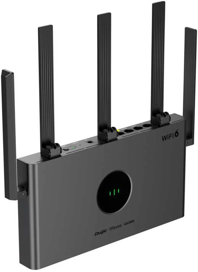 Ruijie MARŠRUTIZATORIUS RG-EW3000GXPRO Wi-Fi 6, 2.4 GHz, 5 GHz 574 Mbps + 2402 Mbps REYEE