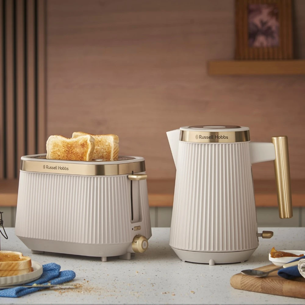 Skrudintuvas Russell Hobbs Bronte 2 griežinėliai(-ės) 980 W Auksas, akmens spalva
