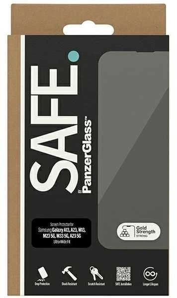 Panzer Glass SAFE by PanzerGlass Apsauginis stiklas Samsung Galaxy A13 / A23 / M13 / M23 5G / A23 5G - with Juodas Frame