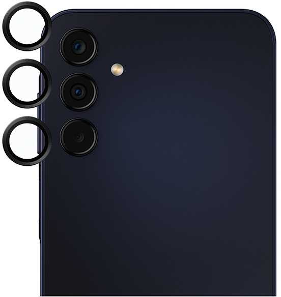Panzer Glass SAFE by PanzerGlass fotoaparato dangtelis Samsung Galaxy A15 / A15 5G - su juodu rėmeliu