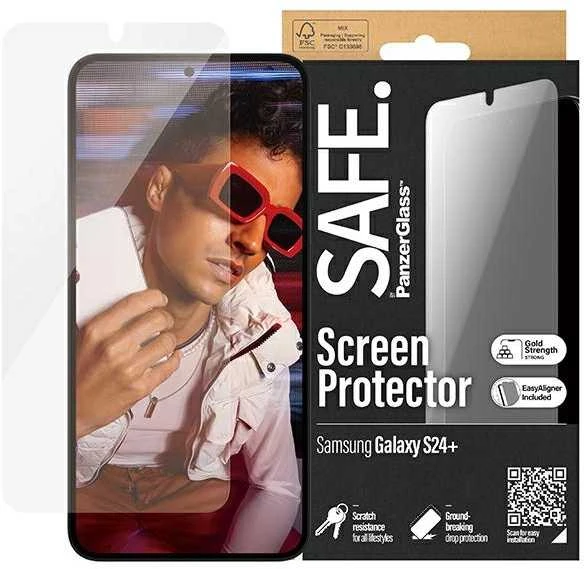 Panzer Glass Samsung Galaxy S24+ Ultra-Wide Fit EasyAligner Glass by Safe