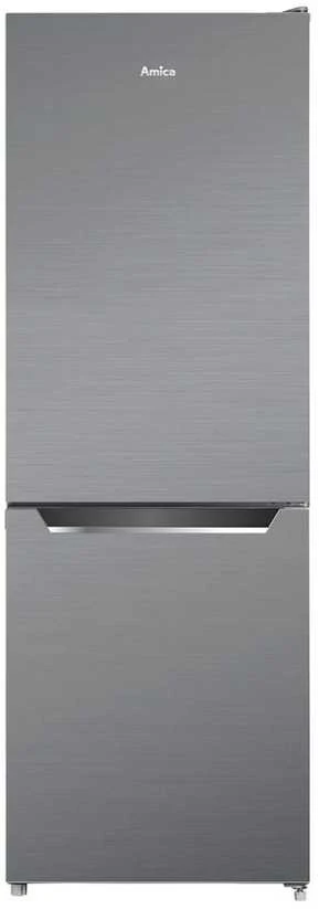 Šaldytuvas Amica freestanding fridge-šaldiklis FK2425.4UNTX(E) Sidabrinis