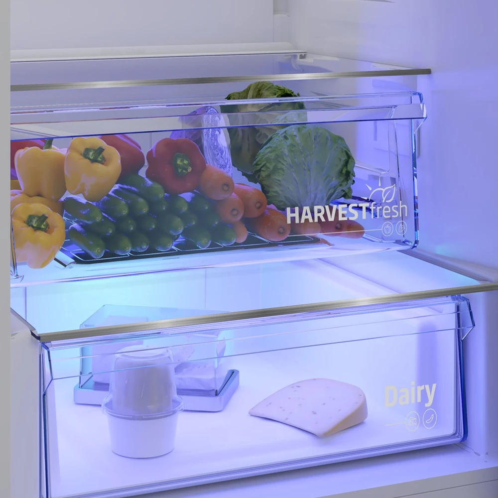 Šaldytuvas BEKO B3RGNA354HXB1 freestanding fridge, 203 cm, sidabrinis