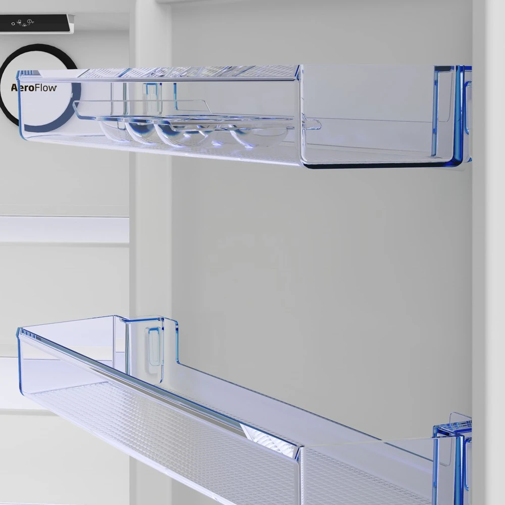 Šaldytuvas BEKO B3RGNA354HXB1 freestanding fridge, 203 cm, sidabrinis