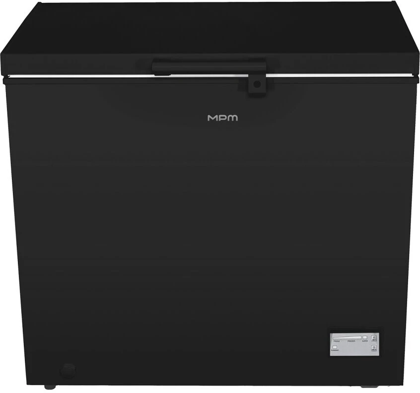 Chest šaldiklis MPM-206-SK-18, capacity 198 L, 91 × 85 cm, inverter compressor, juodas