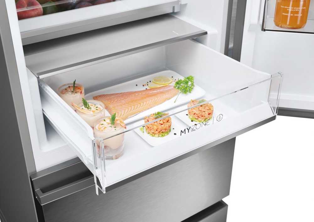 Haier 3D 60 Serie 5 HTW5620DNMG Freestanding 414 L D Sidabrinis