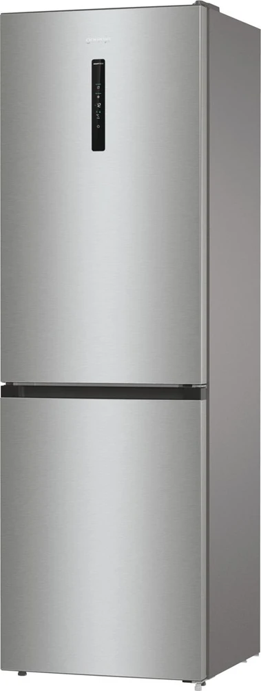 Gorenje | Šaldytuvas | NRK6192AXL4 | Energy efficiency class E | Free standing | Combi | Height 185 cm | No Frost system | Šaldytuvas net capacity 204 L | Šaldiklis net capacity 96 L | Ekranas | 38 dB | Stainless Steel