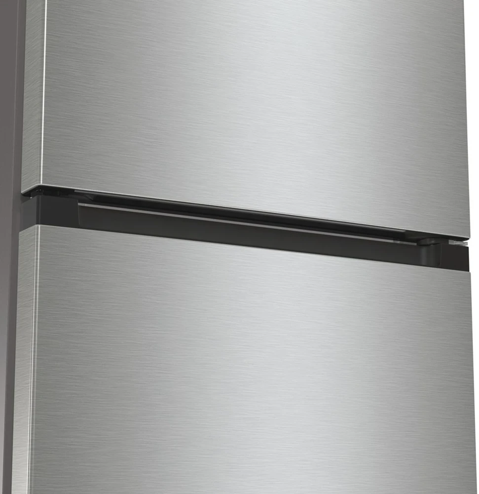 Gorenje | Šaldytuvas | NRK6192AXL4 | Energy efficiency class E | Free standing | Combi | Height 185 cm | No Frost system | Šaldytuvas net capacity 204 L | Šaldiklis net capacity 96 L | Ekranas | 38 dB | Stainless Steel