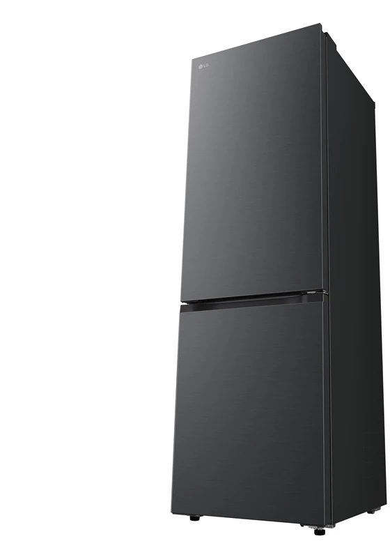 LG Šaldytuvas | GBBSJ10EEP | Energy efficiency class E | Free standing | Combi | Height 186 cm | No Frost system | Šaldytuvas net capacity 220 L | Šaldiklis net capacity 113 L | Ekranas | 35 dB | Essence Matte Juodas
