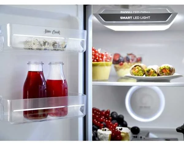 Sam Cook Multi Door fridge-šaldiklis 472 l (juodas)
